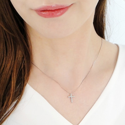 Pt ダイヤクロス(0.20ct)　PN 330630