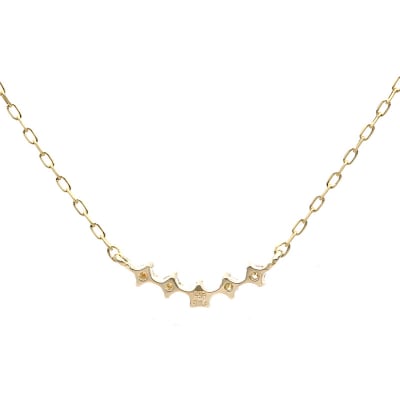【L&Co.】K10 ダイヤモンドネックレス(66-7605)