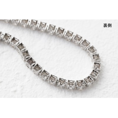 Deliciae　PT900　テニスブレスレット　ダイヤモンド【3.00ct】K037932-H