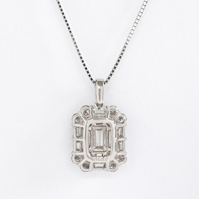 甲府市発 プラチナ ダイヤモンドペンダント pt900 1カラット [WP-2611PT]