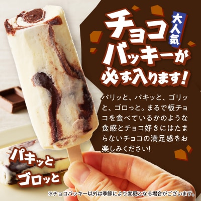 〈2026年9月発送〉チョコバッキーが必ず入る! 人気アイスバラエティBOX 6種