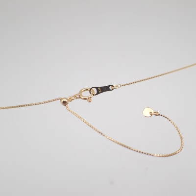 ジュエリー産地甲府 K18イエローゴールド2WAYダイヤネックレス 0.20ct　82026