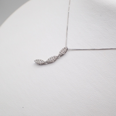 ジュエリー産地甲府　PT2WAYダイヤモンドネックレス　0.20ct　82025