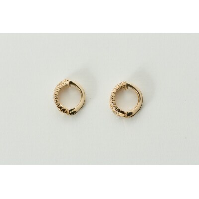 【ジュエリーの街、山梨県甲府市】ダイヤ0.40ct K18ピアリング　LE995Y