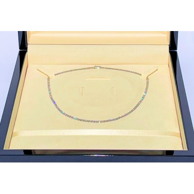 PT900　テニスネックレス　ストレート【3.00ct】K037933-H