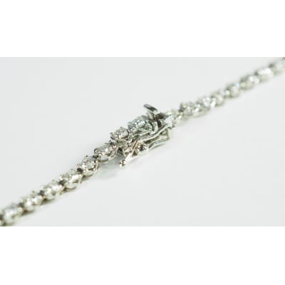 PT900　テニスネックレス　ストレート【3.00ct】K037933-H