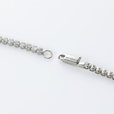 Deliciae　PT900　Y字ネックレス　ダイヤモンド【5.00ct】鑑別書付　K05038-H