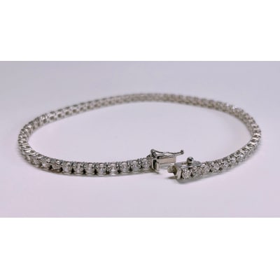 Pt900　テニスブレスレット　3ct　『18cm』