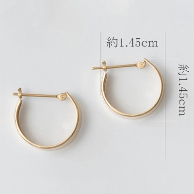 K18イエローゴールド シンプルデザインピアス 45-4894