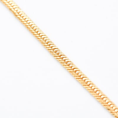 K18 喜平 12面トリプル ブレスレット 4.4g 16cm 造幣局検定刻印入 TK0416S