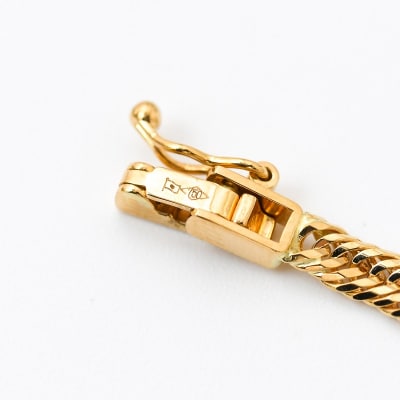 K18 喜平 12面トリプル ブレスレット 4g 18cm 造幣局検定刻印入　TK0418S