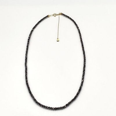 K18YG ブラックダイヤ【AAA】20ct ブラックダイヤネックレス SG-0006