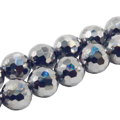 K18YG　テラヘルツ鉱石(ミラーカット)ネックレスHA-0277