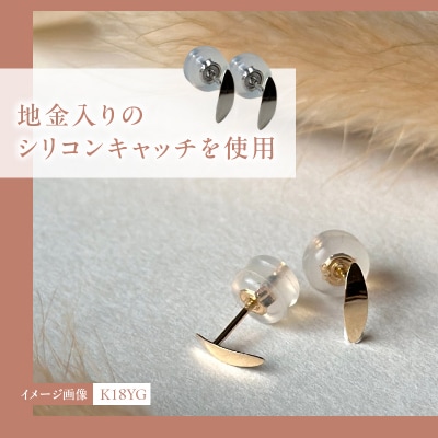 【即納】Pt900マーキスピアス地金(PE7485)