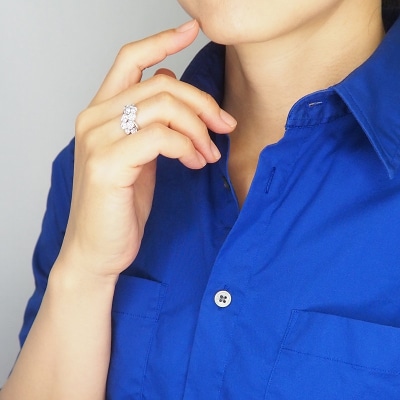 2ct プラチナ ダイヤモンド リング　HR-005661