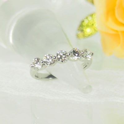 1ct プラチナ ダイヤモンド リング　HR-008976