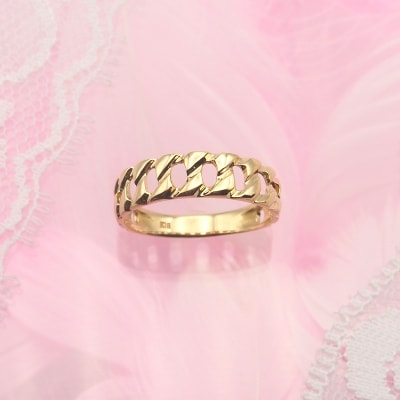 K18 地金喜平モチーフ リング　HR-009146