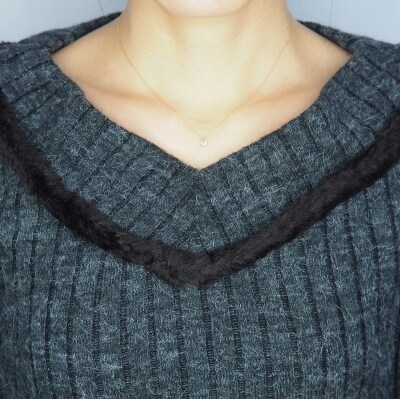 K18 ダイヤモンド ペンダントネックレス　HH-019075