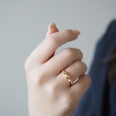 K18YGフリーリング