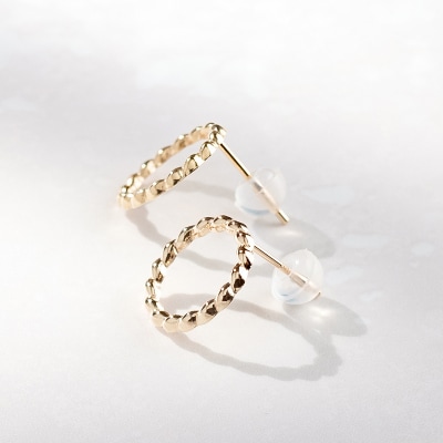 【L&Co.】K10 サークルピアス(46-7603)