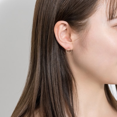 【L&Co.】K10 サークルピアス(46-7603)