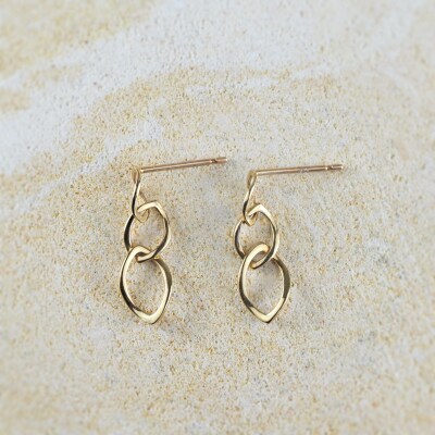 K10 リーフのピアス　10059