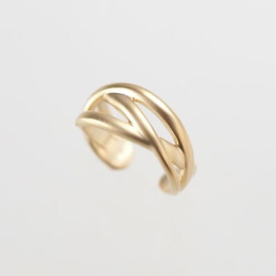 K10 ミニマムイヤーカフ・クロス　00037