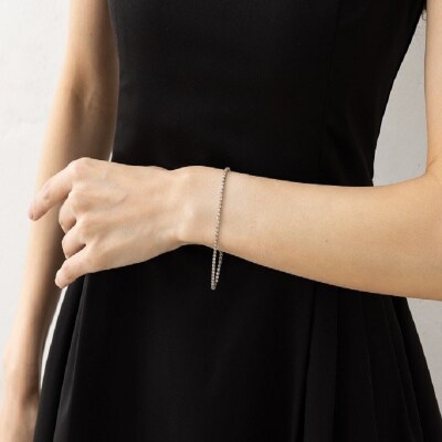 テニスブレスレット14cmプラチナダイヤモンド1.5ct TB-2_14_pt