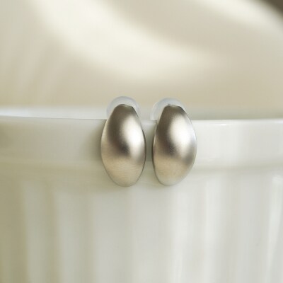 【ジュエリー】 Pt900 プラチナ 艶消しマット地金 ピアス 保証書付 SPB-1868