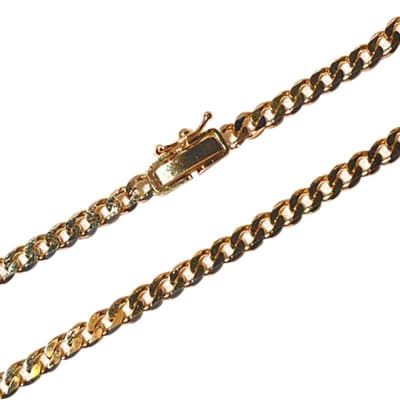 18金6面シングル喜平ブレスレット16cm(50043397-16)