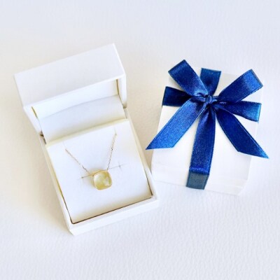 【ジュエリー】K18 イエローゴールド ハニークォーツ ペンダント ネックレス PNA-0361