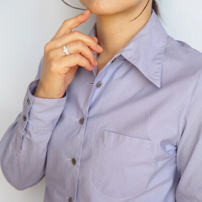 プラチナ 1.0ct ダイヤモンド リング　HR-009429