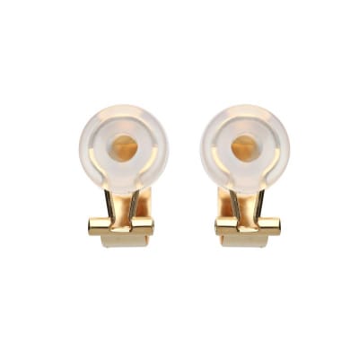 18金イエローゴールド　ボリュームフープイヤリング(管理番号684909)