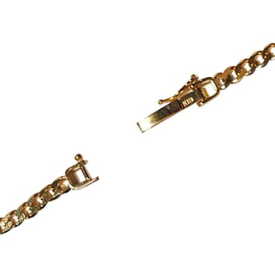 18金6面シングル喜平ブレスレット18cm(50043397-18)