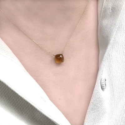 シトリンネックレス　管理番号206078