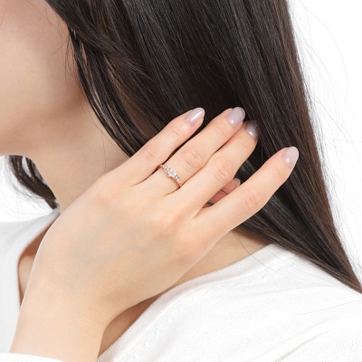 K18PG ダイヤモンド リング 0.20CT R3784DI-R
