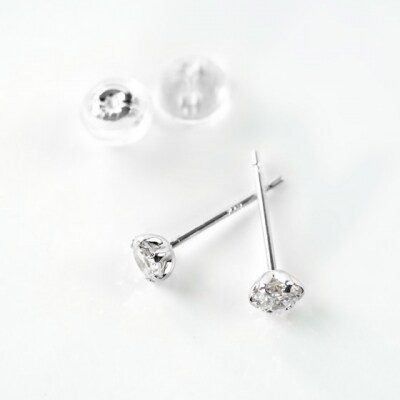 一粒ダイヤモンド シンプル スタッドピアス 0.3ct diae_fs_0002