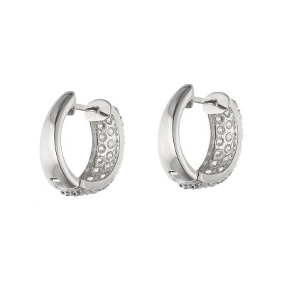 K18ホワイトゴールド ダイヤモンド1.0ctピアス 43-6250