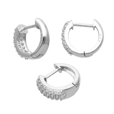 K18ホワイトゴールド ダイヤモンド0.3ctピアス 43-6268