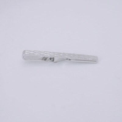 シルバー925　リバーシブルタイクリップ (アーガイル柄)OH-015