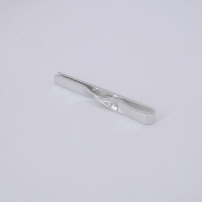 シルバー925　リバーシブルタイクリップ (ピラミッド柄)OH-007