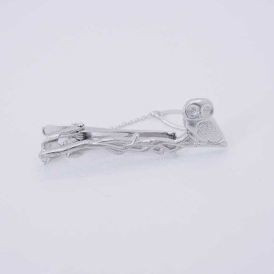 シルバー925　ネクタイピンフクロウ　OH-003