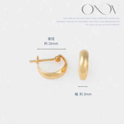 【即納】【甲府ジュエリー】K18　ピアス(15131901)