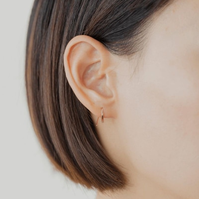 【甲府ジュエリー】K18PG　ピンクゴールド　ピアス(15131501)