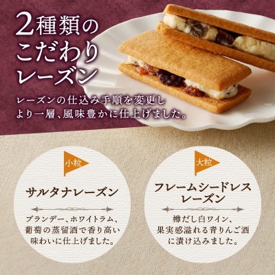 【シャトレーゼ】 山梨県 限定 レーズンサンド10個 贅沢2種レーズン使用