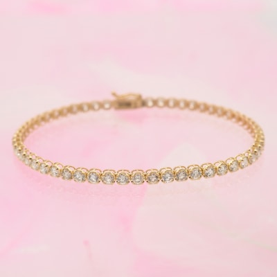 K18 3.0ctダイヤモンドブレス　HH019118