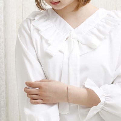 テニスブレスレット K18YG【トータル2.0ct】18cm DTB-6-YG-0201-S18