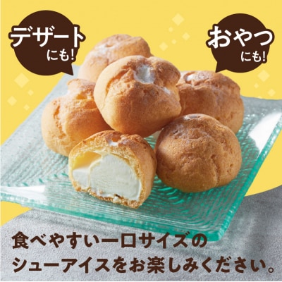 【2026年1月以降順次発送】【シャトレーゼ】 ふっくら シュー アイス〈バニラ〉【個包装】18個入