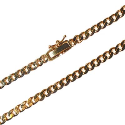 18金6面シングル喜平アンクレット23cm(50043397-23)