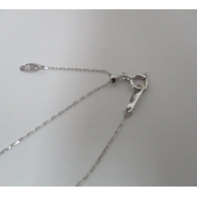 K18WG　あこや真珠(7-7.5mm珠)ダイヤモンド(0.05ct) ペンダント(20)